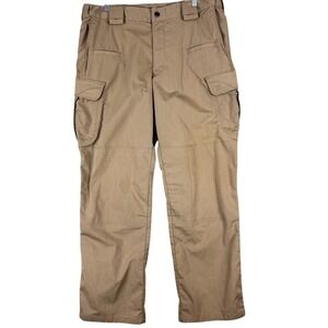5.11 Tactical Stryke Pants Mens 36x32 Brown Ripstop Cargo Workwear Hiking